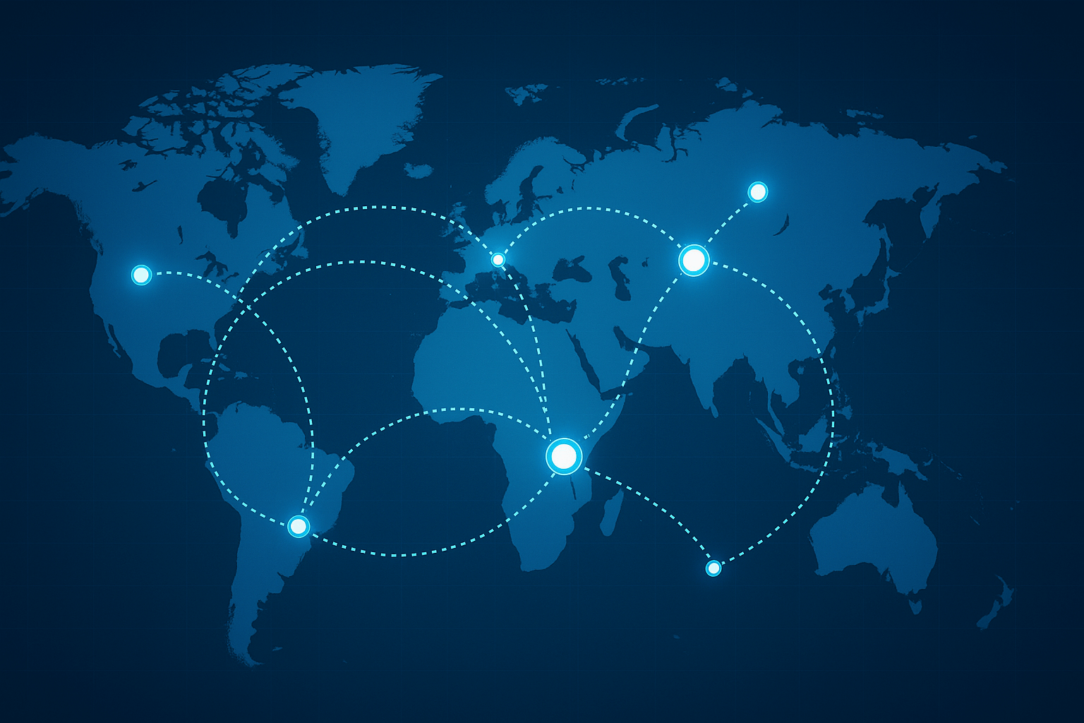 Global supply chain network visualization
